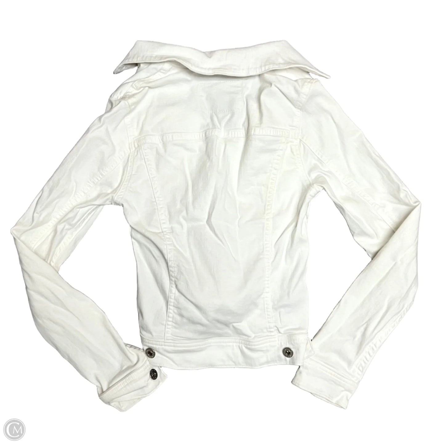 Jacket Denim By Adriano Goldschmied In White Denim, Size: Xs