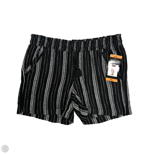 Shorts By Briggs In Black & White, Size: Xxl