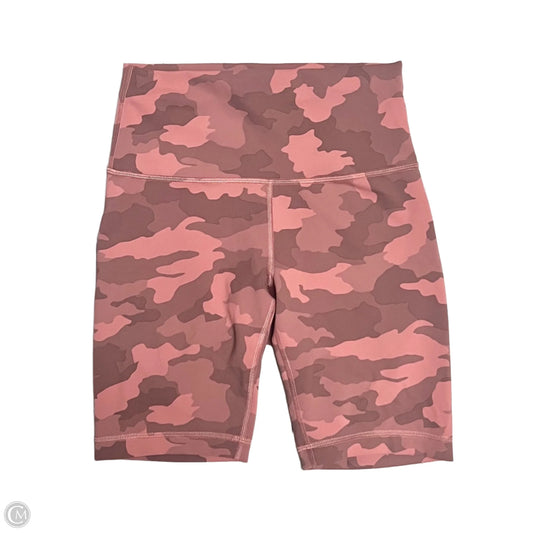 Athletic Shorts By Lululemon In Pink, Size: 6