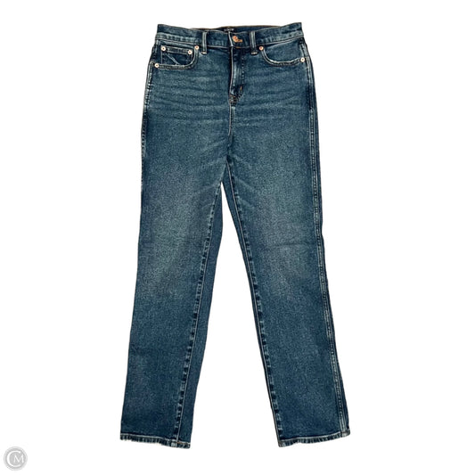 Jeans Straight By J. Crew In Blue Denim, Size: 2