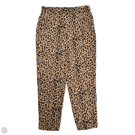Pants Lounge By J. Crew In Leopard Print, Size: 8
