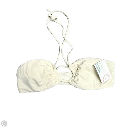 Swimsuit Top By Dippin Daisys In Cream, Size: M