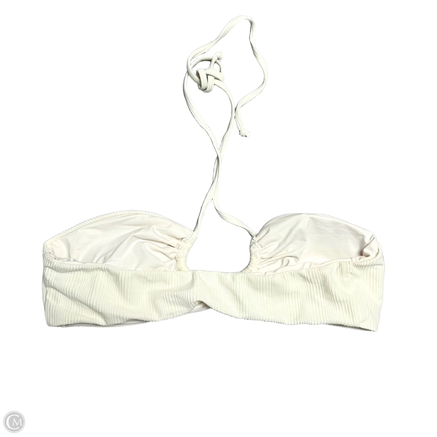 Swimsuit Top By Dippin Daisys In Cream, Size: M