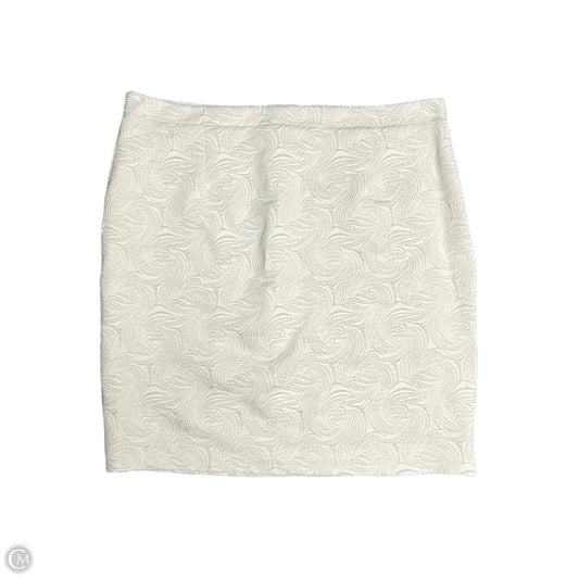 Skirt Mini & Short By Slinky Brand In Cream, Size: 3x