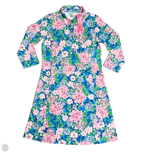 Dress Designer By Lilly Pulitzer In Blue & Pink, Size: M