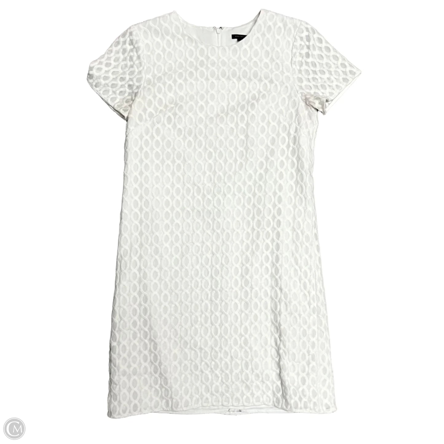 Dress Casual Midi By Ann Taylor In White, Size: Xs