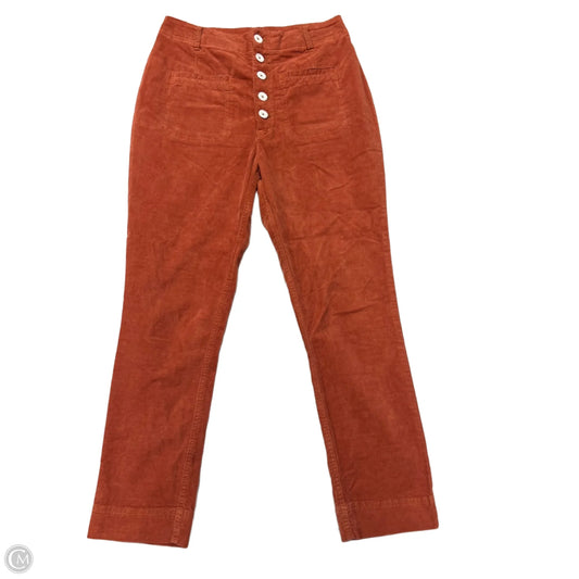 Pants Corduroy By Free People In Orange, Size: 6