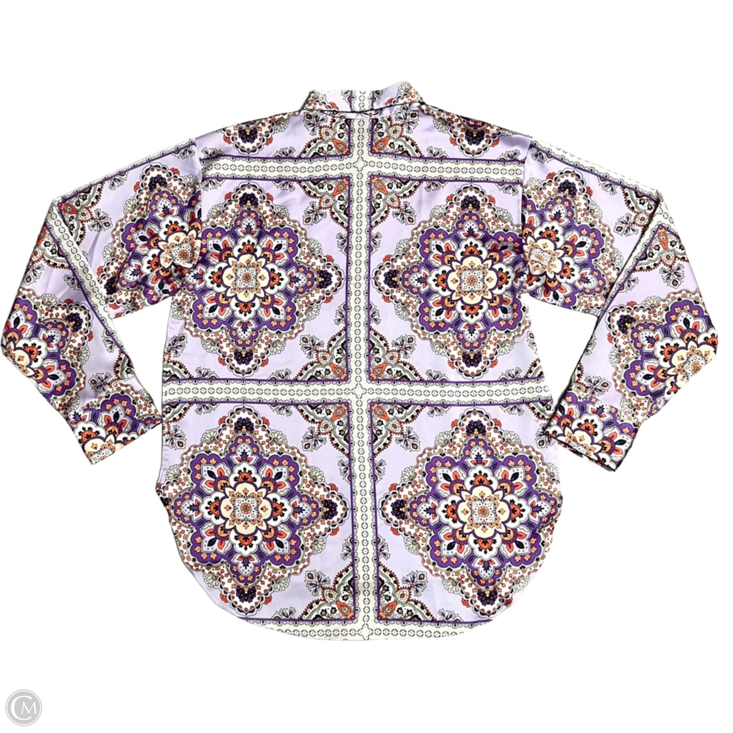 Top Long Sleeve By Ann Taylor In Purple, Size: S