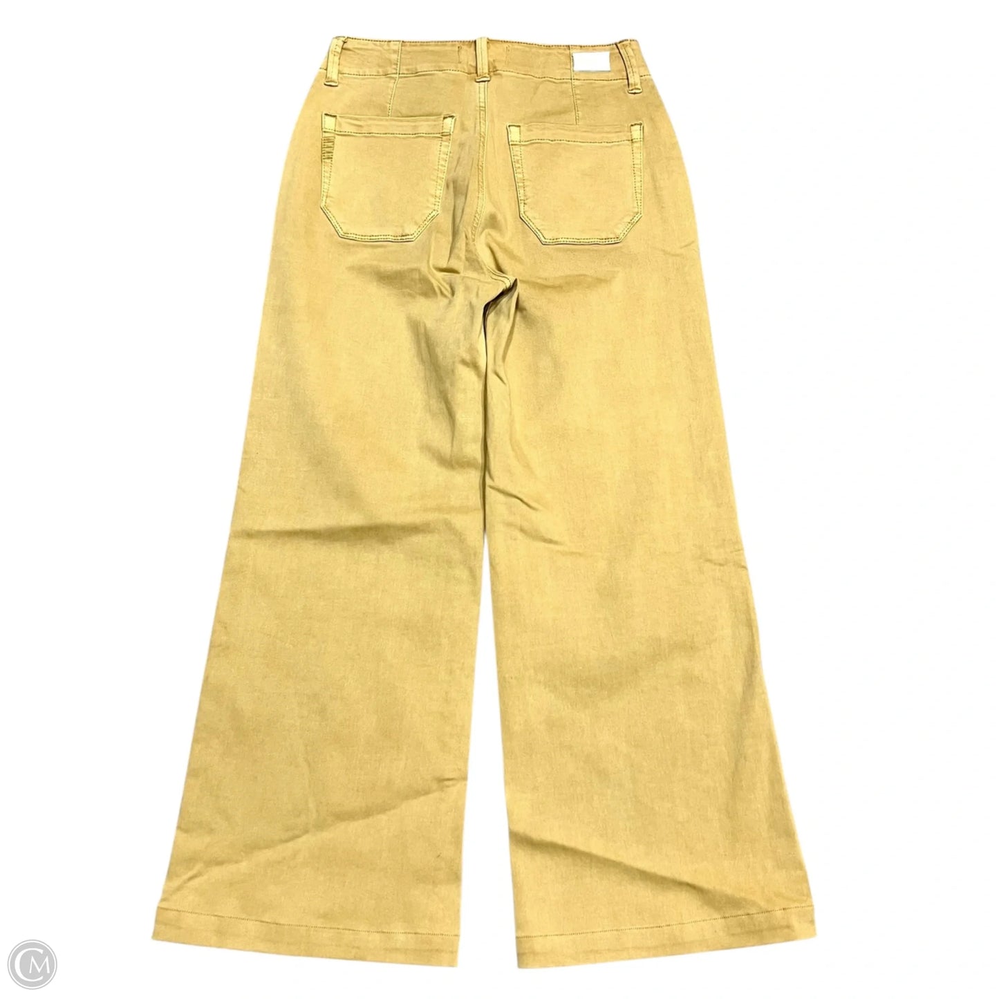 Jeans Wide Leg By Paige In Tan Denim, Size: 2