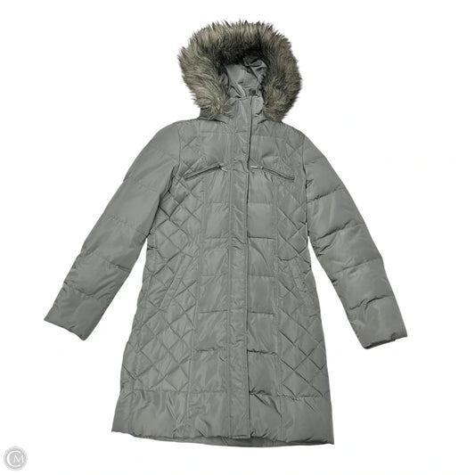 Coat Puffer & Quilted By Calvin Klein In Grey, Size: S