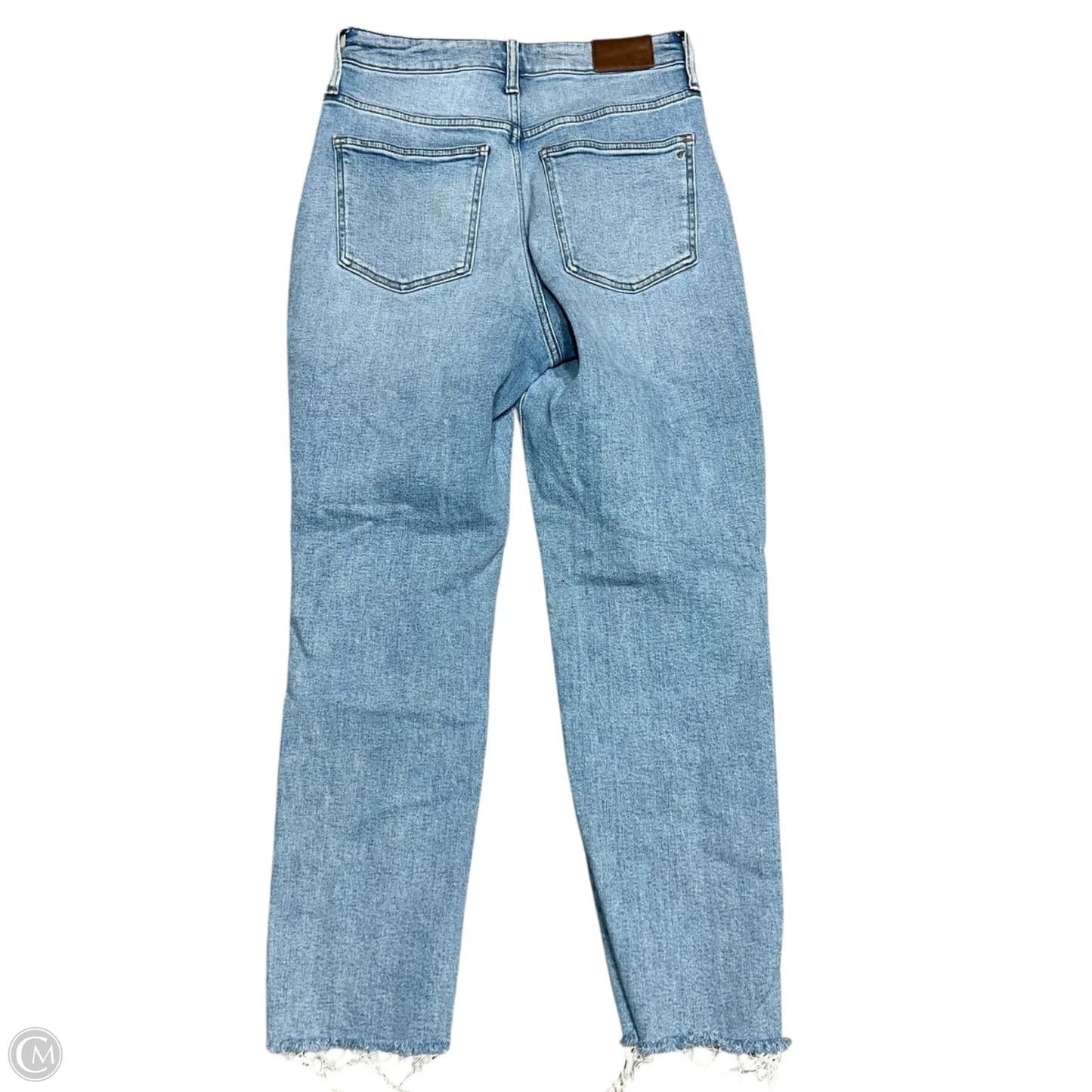 Jeans Straight By Madewell In Blue Denim, Size: 6