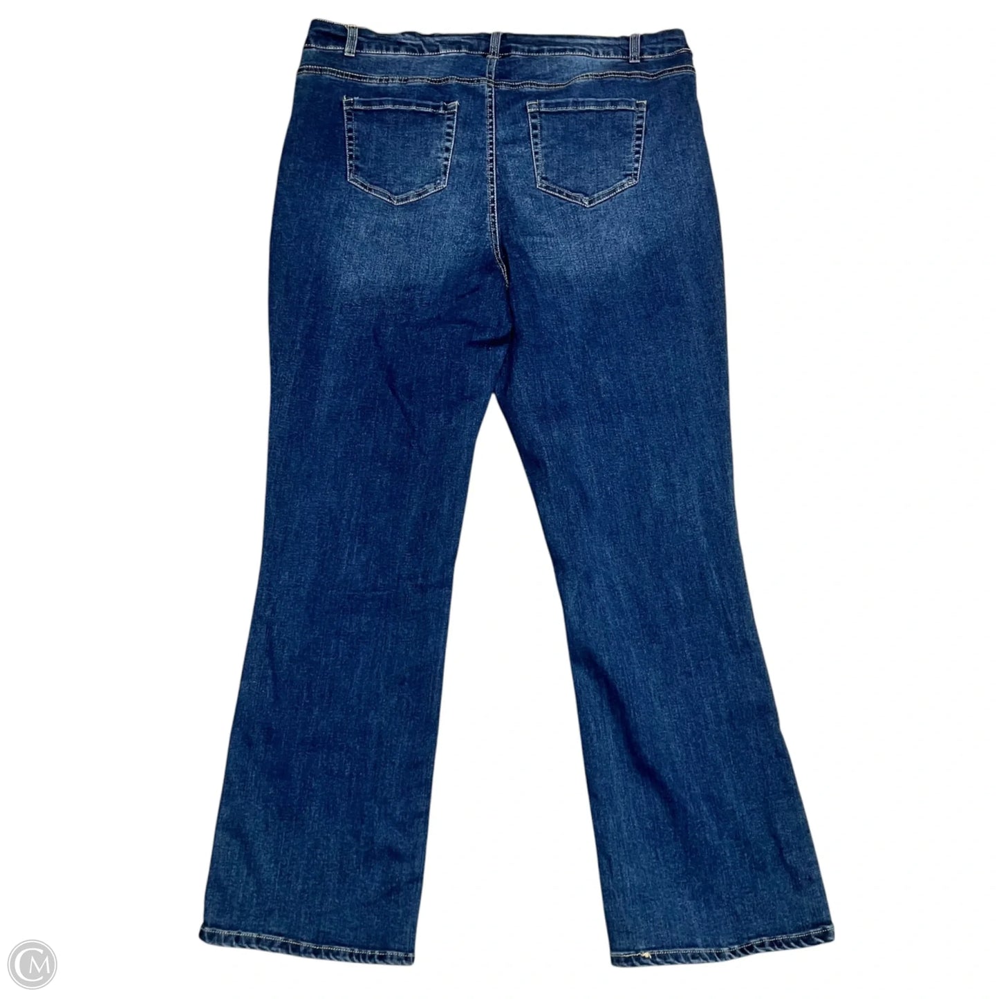 Jeans Boot Cut By Ashley Stewart In Blue Denim, Size: 18
