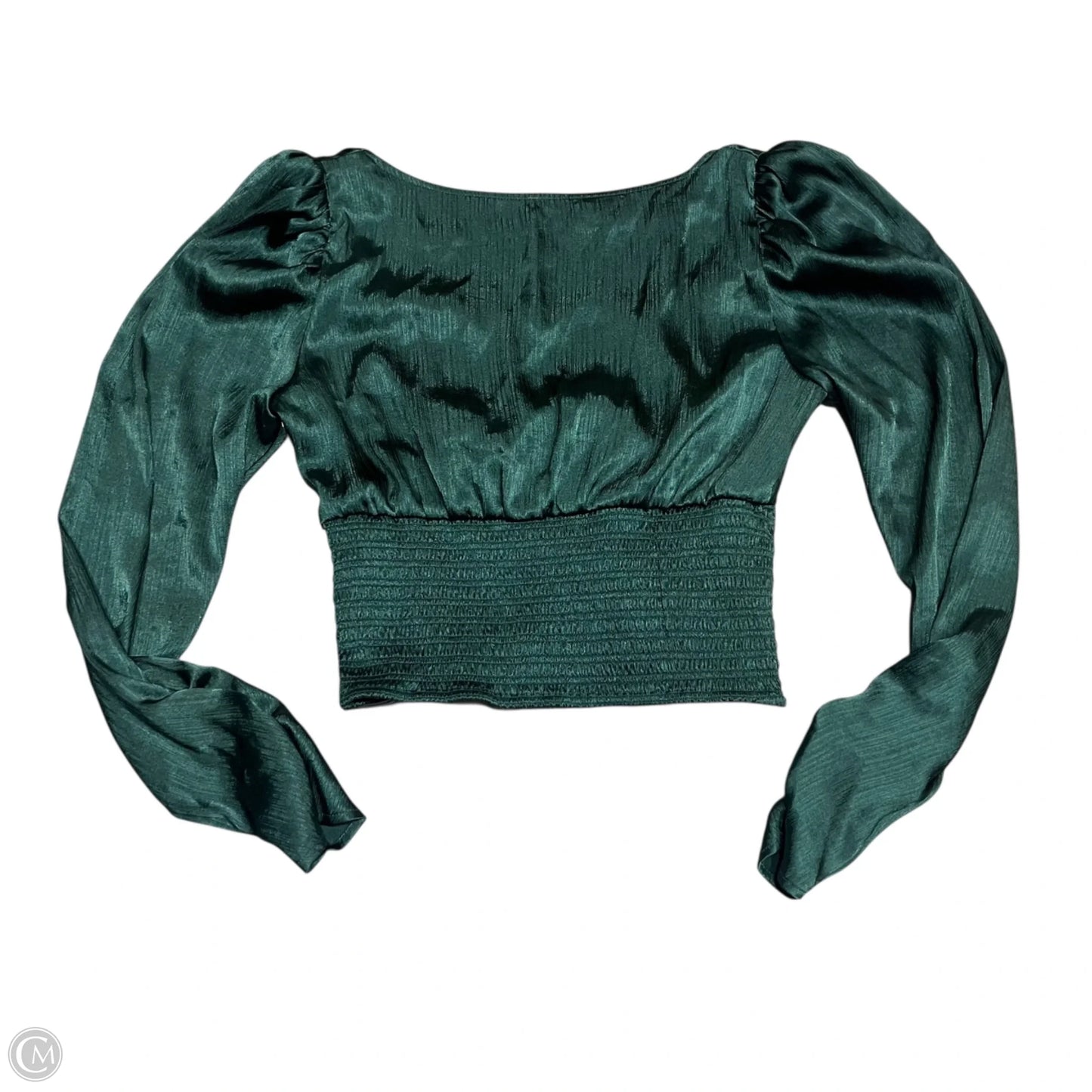 Top Long Sleeve By Free People In Green, Size: M
