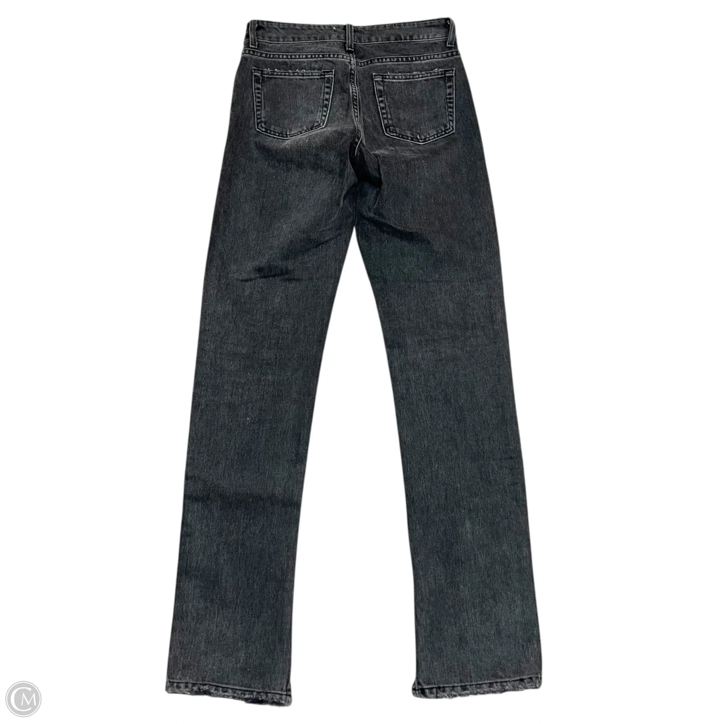 Jeans Straight By Zara In Grey Denim, Size: 4