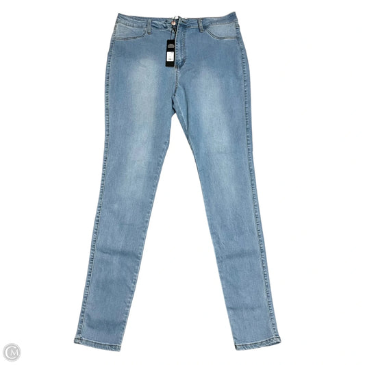 Jeans Skinny By Fashion Nova In Blue Denim, Size: 3x