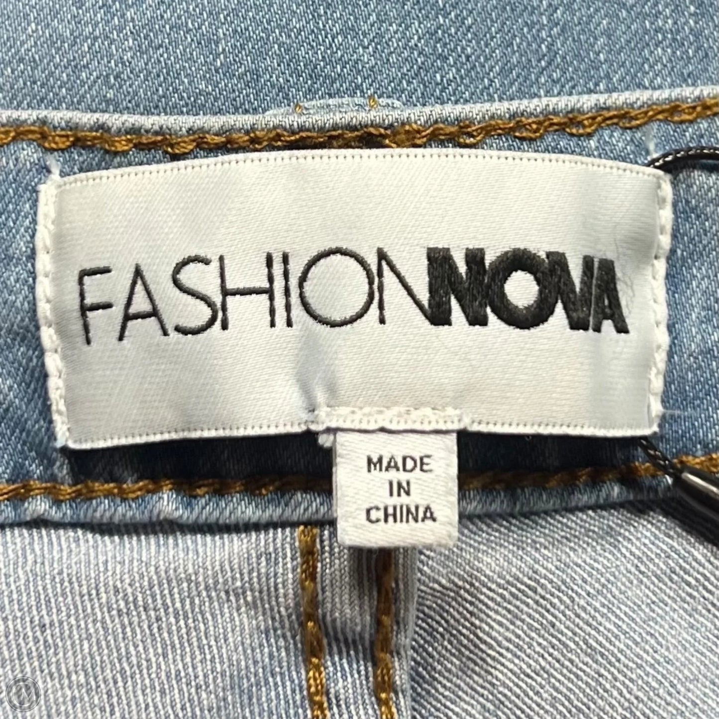 Jeans Skinny By Fashion Nova In Blue Denim, Size: 3x