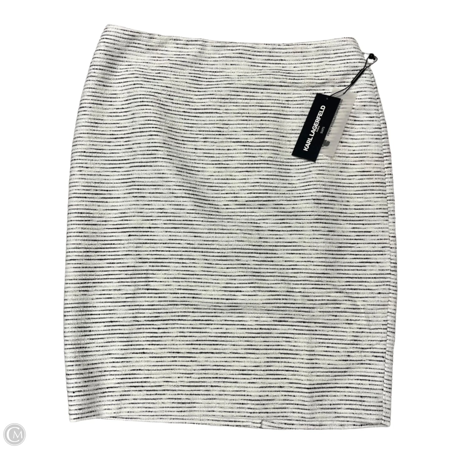 Skirt Designer By Karl Lagerfeld In Black & White, Size: 10