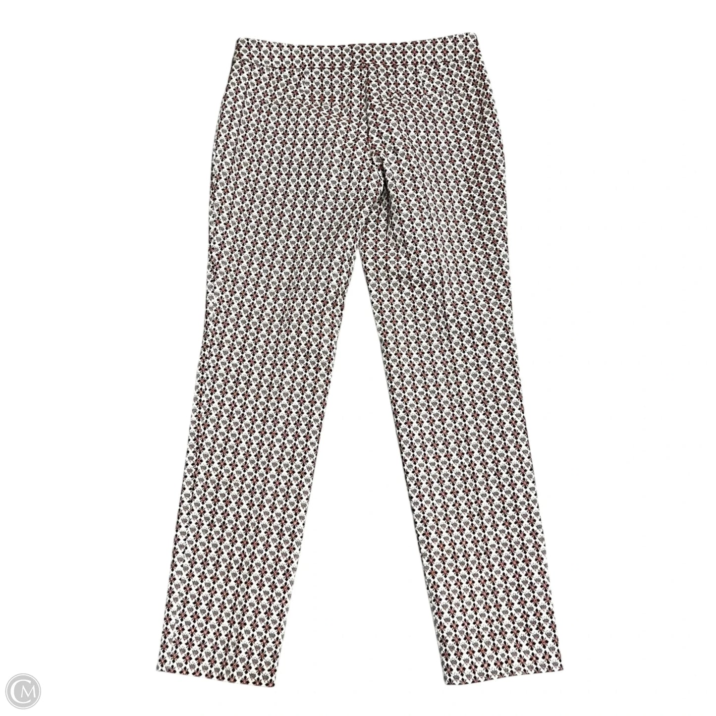 Pants Designer By Tory Burch In Cream & Orange, Size: 0