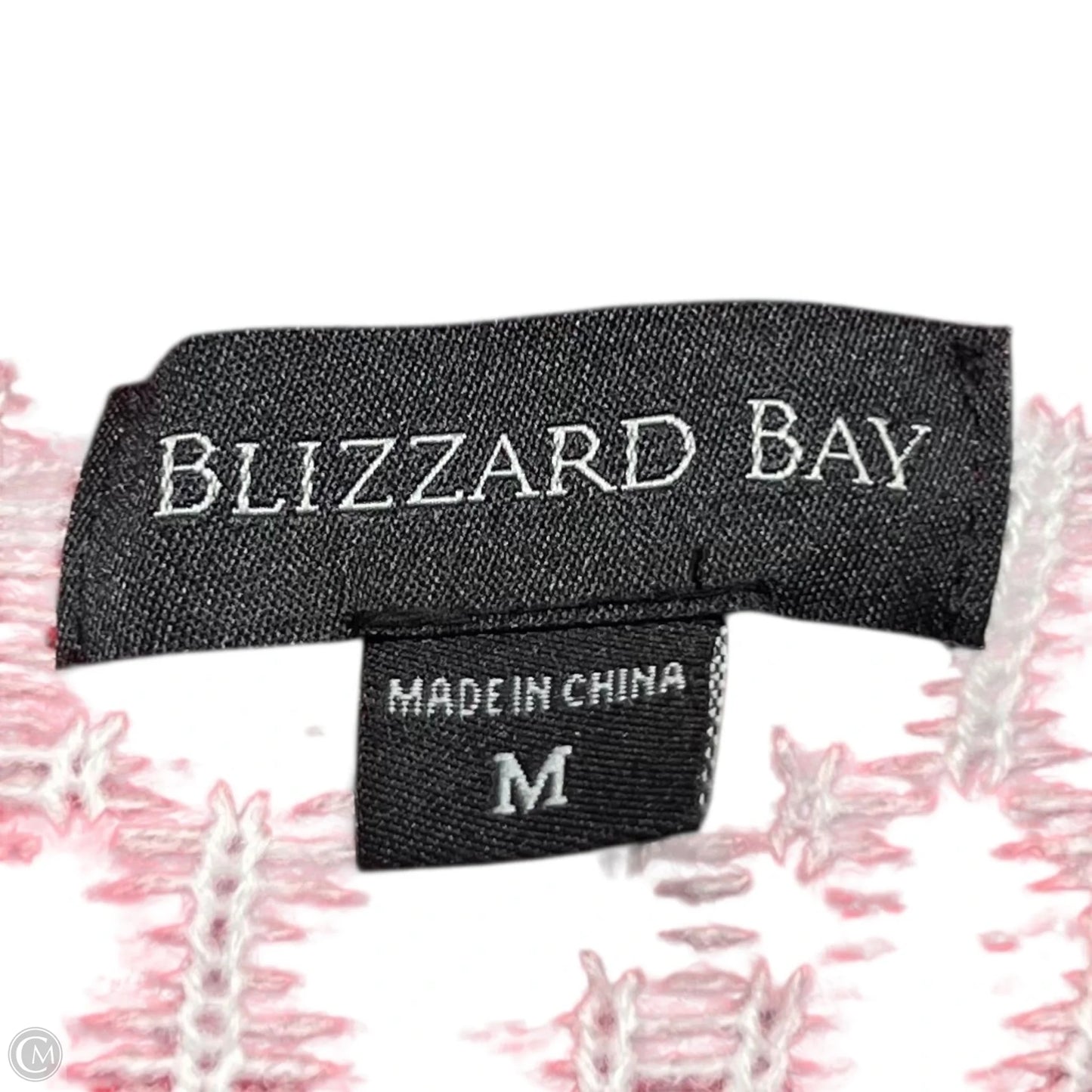 Sweater By Blizzarde Bay In Red & White, Size: M