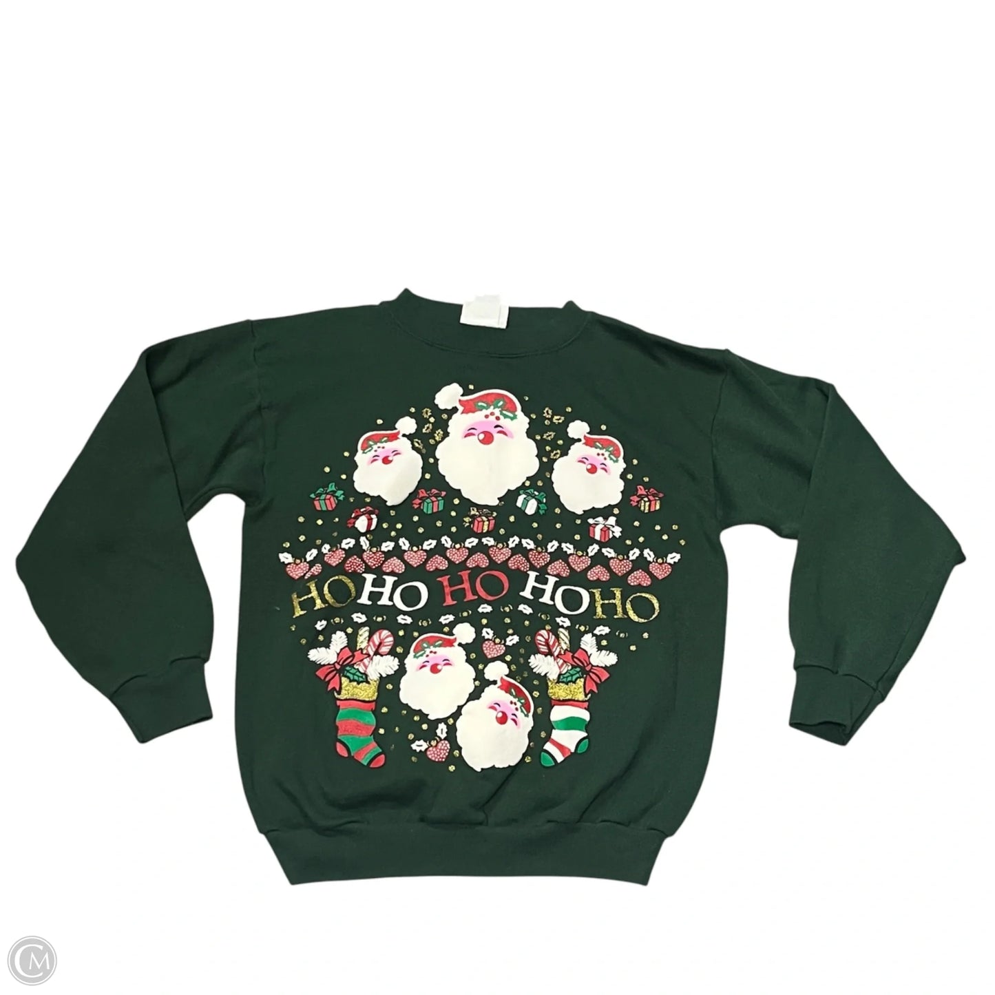 Sweatshirt Crewneck By Mbc In Green, Size: M