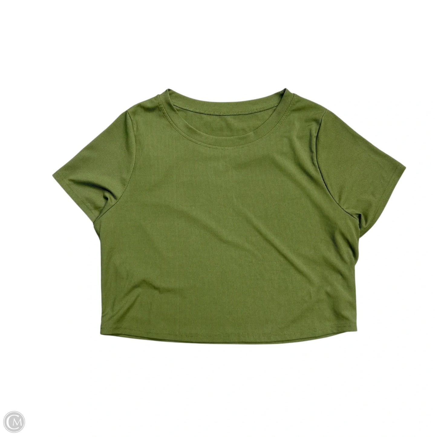 Top Short Sleeve Basic By Shein In Green, Size: 3x