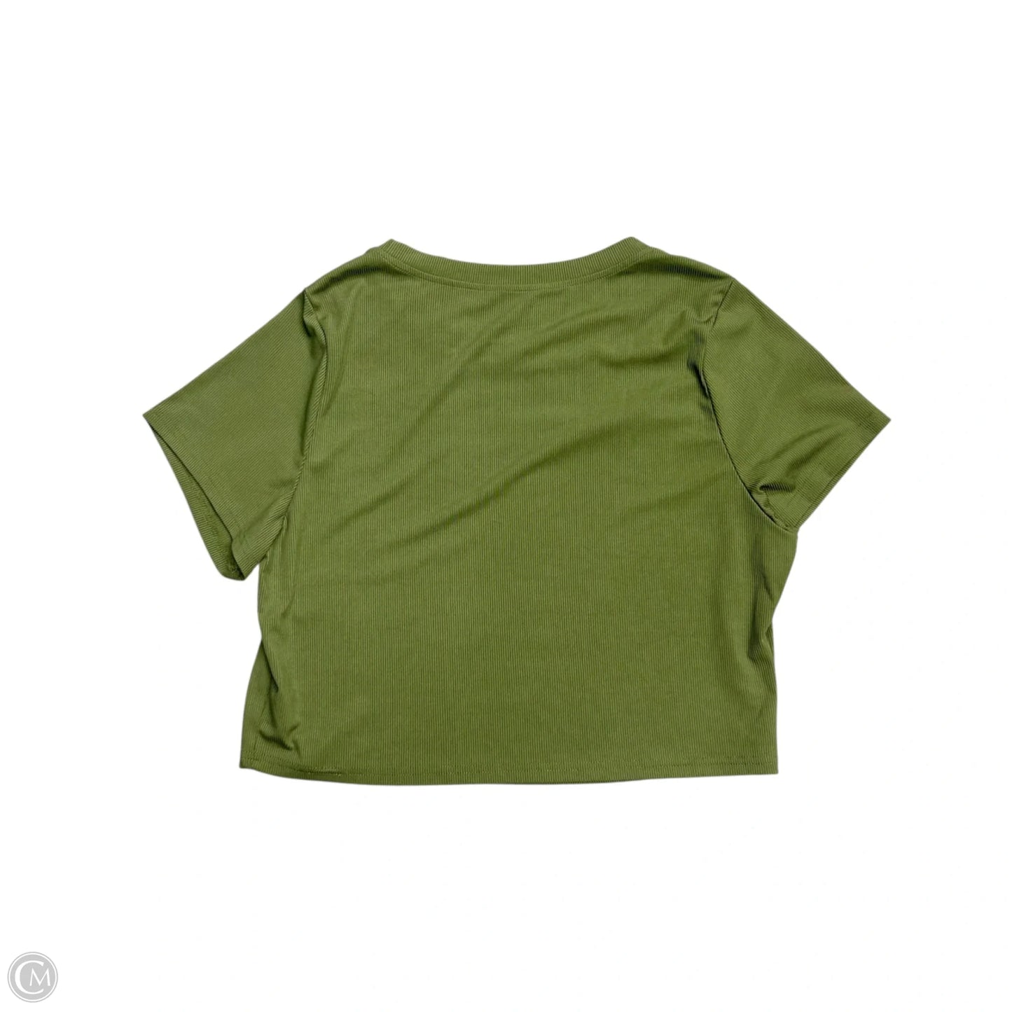 Top Short Sleeve Basic By Shein In Green, Size: 3x