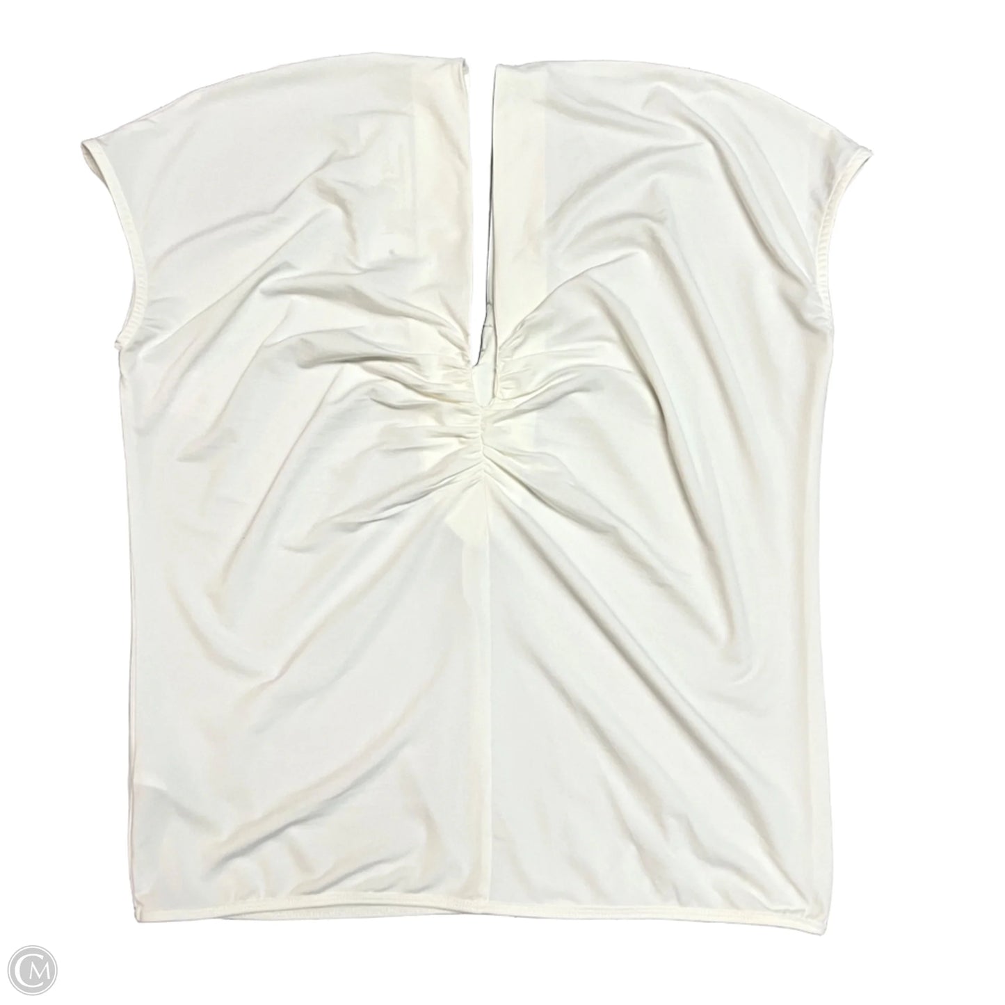Top Short Sleeve By Bishop + Young In Cream, Size: M