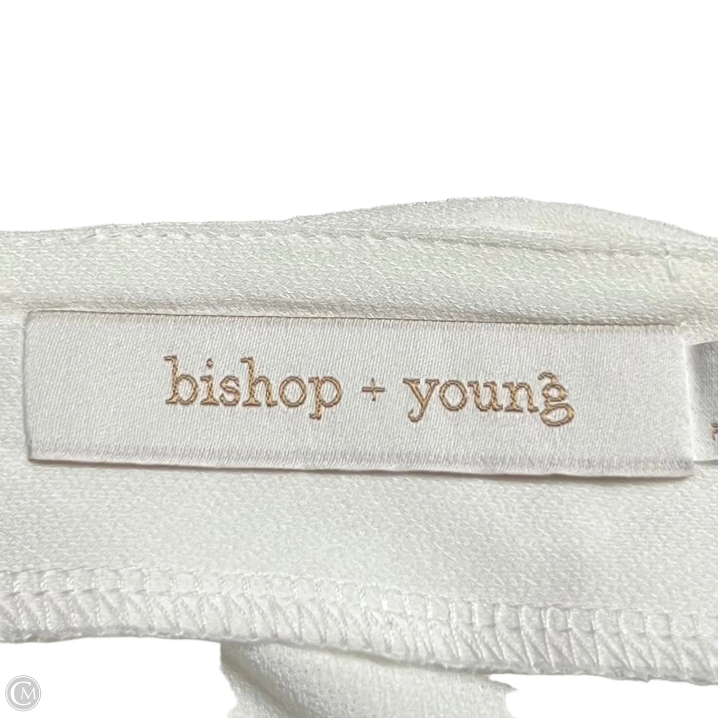 Top Short Sleeve By Bishop + Young In Cream, Size: M