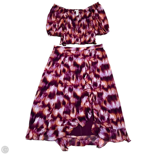 Skirt Set 2pc By Old Navy In Purple, Size: Xxl
