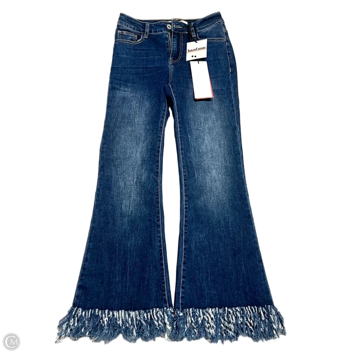 Jeans Boot Cut By Q2 In Blue Denim, Size: Xs