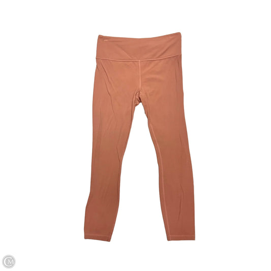 Athletic Leggings By Athleta In Brown, Size: M