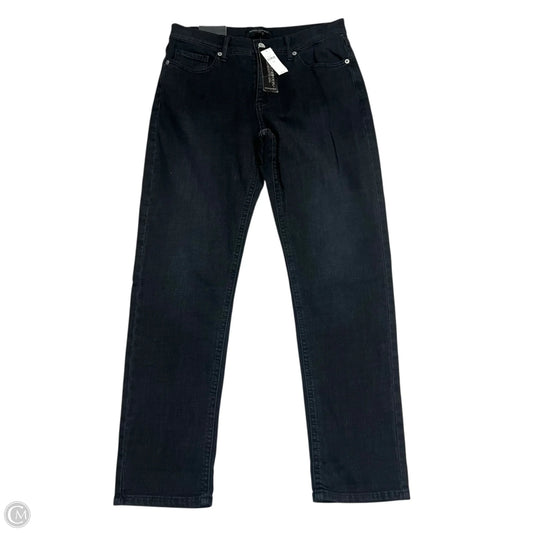 Jeans Boyfriend By Banana Republic In Black Denim, Size: 4
