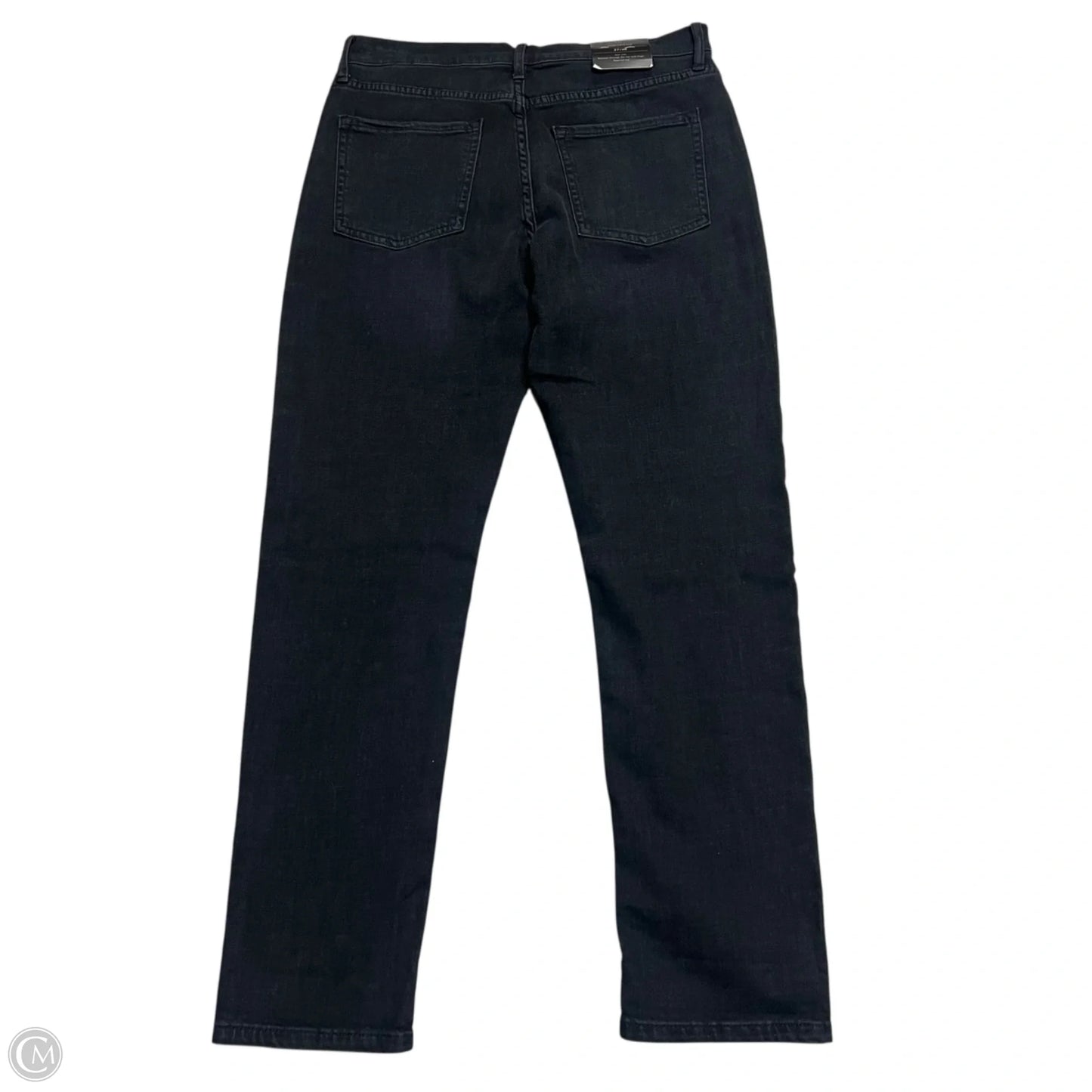 Jeans Boyfriend By Banana Republic In Black Denim, Size: 4