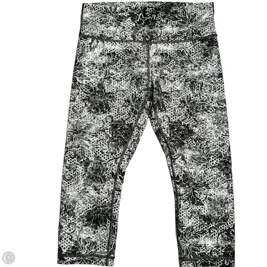 Athletic Capris By Lululemon In Grey, Size: 12