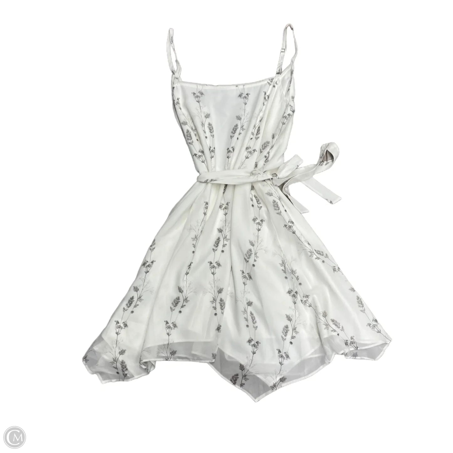 Dress Designer By All Saints In Grey & White, Size: M