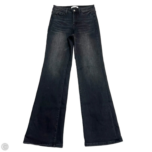 Jeans Flared By Flying Monkey In Black Denim, Size: 4