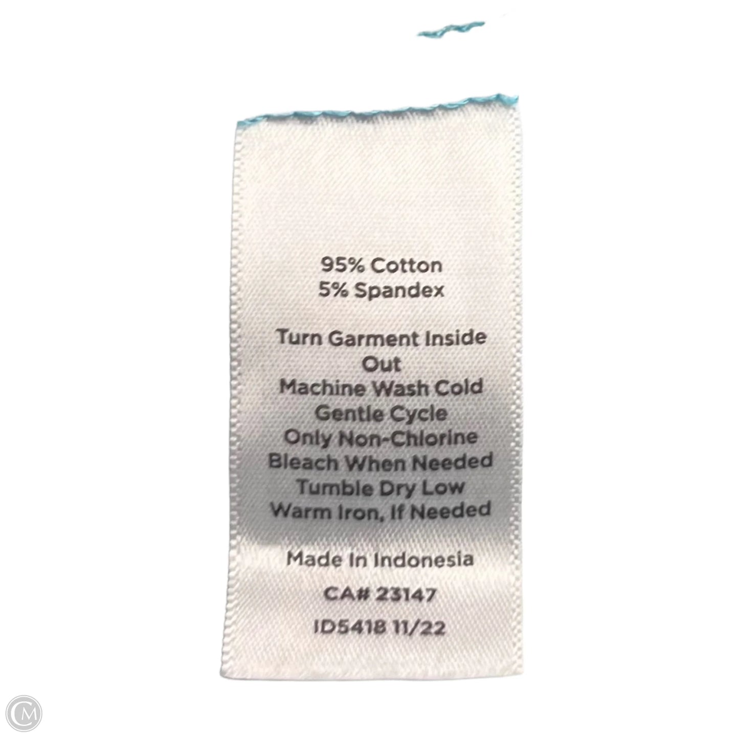 Top Short Sleeve By Talbots In Blue & Green, Size: 2x