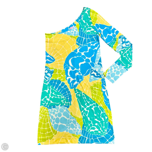 Dress Designer By Lilly Pulitzer In Blue & Yellow, Size: S