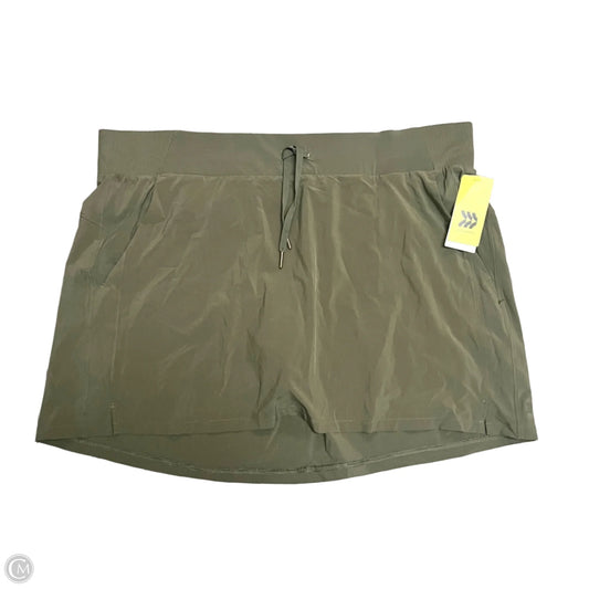Athletic Skort By All In Motion In Green, Size: 20
