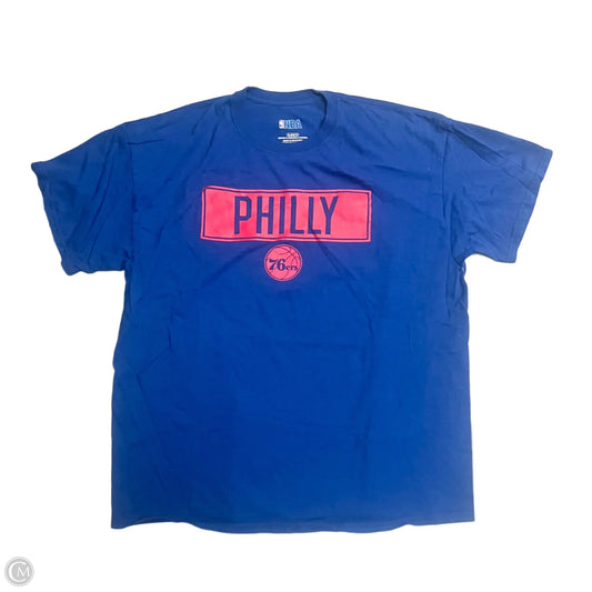 Top Short Sleeve By Nba In Blue, Size: Xl