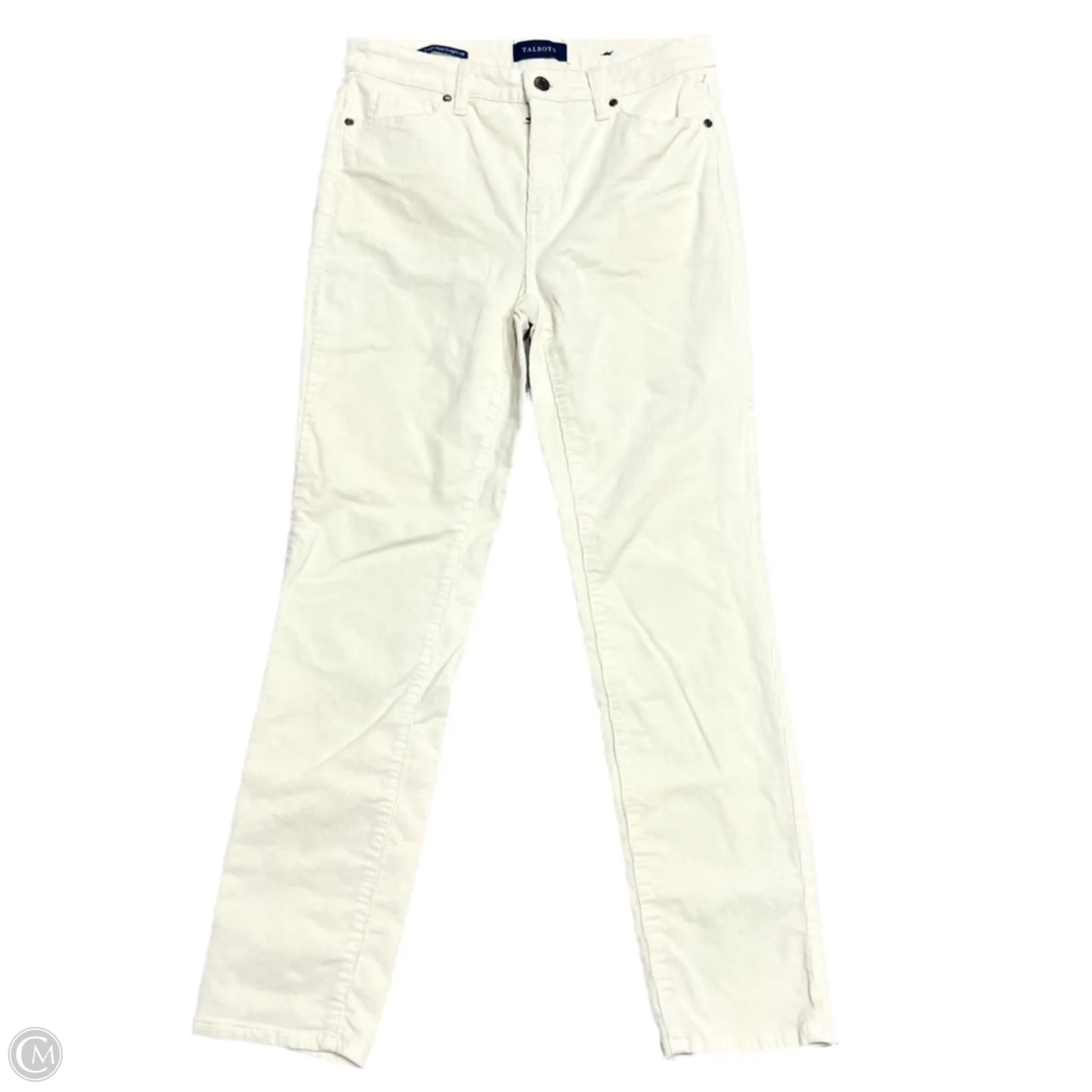 Pants Corduroy By Talbots In Cream, Size: 4