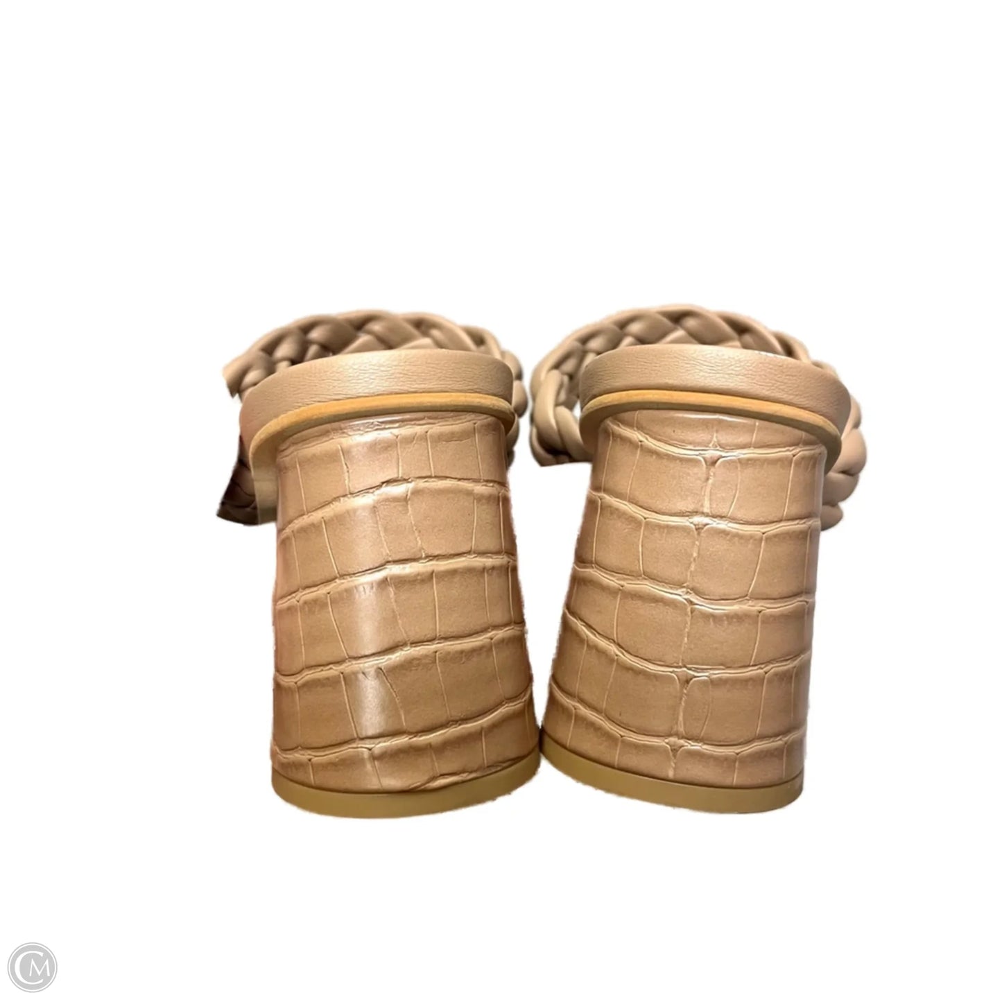Sandals Heels Block By Dolce Vita In Tan, Size: 9.5