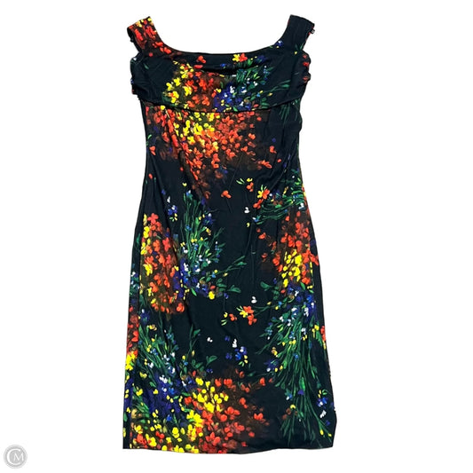 Dress Designer By Escada In Black & Red, Size: M