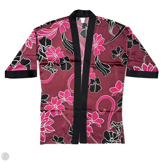 Kimono By Chicos In Pink & Purple, Size: L/Xl