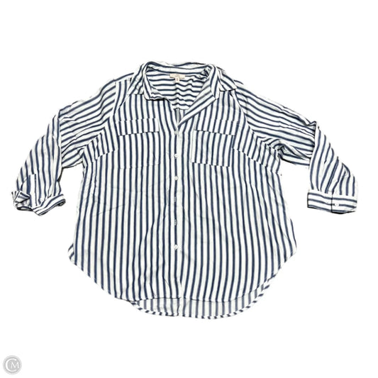 Top Long Sleeve By Como Vintage In Striped Pattern, Size: 1x