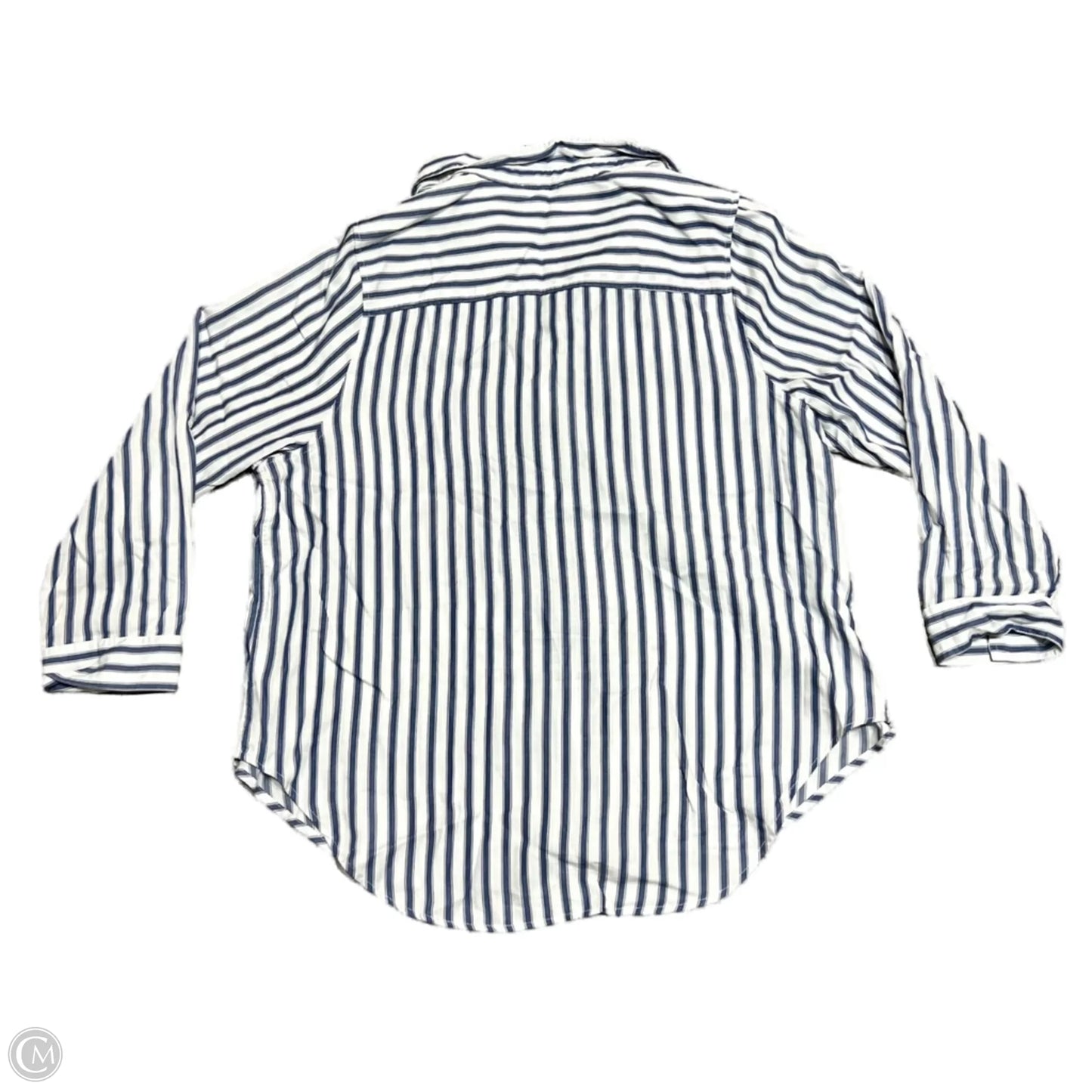 Top Long Sleeve By Como Vintage In Striped Pattern, Size: 1x