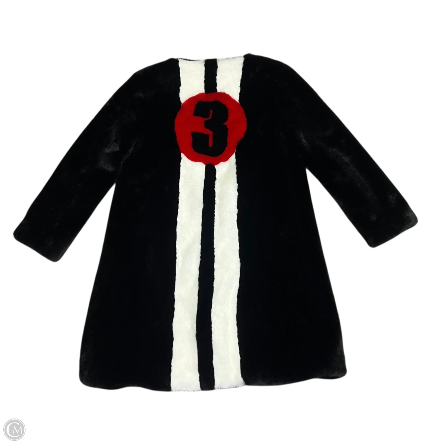 Coat Faux Fur & Sherpa By Ainea In Black, Size: S