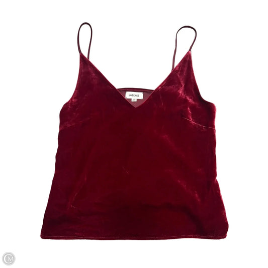 Top Sleeveless By L Agence In Red, Size: S