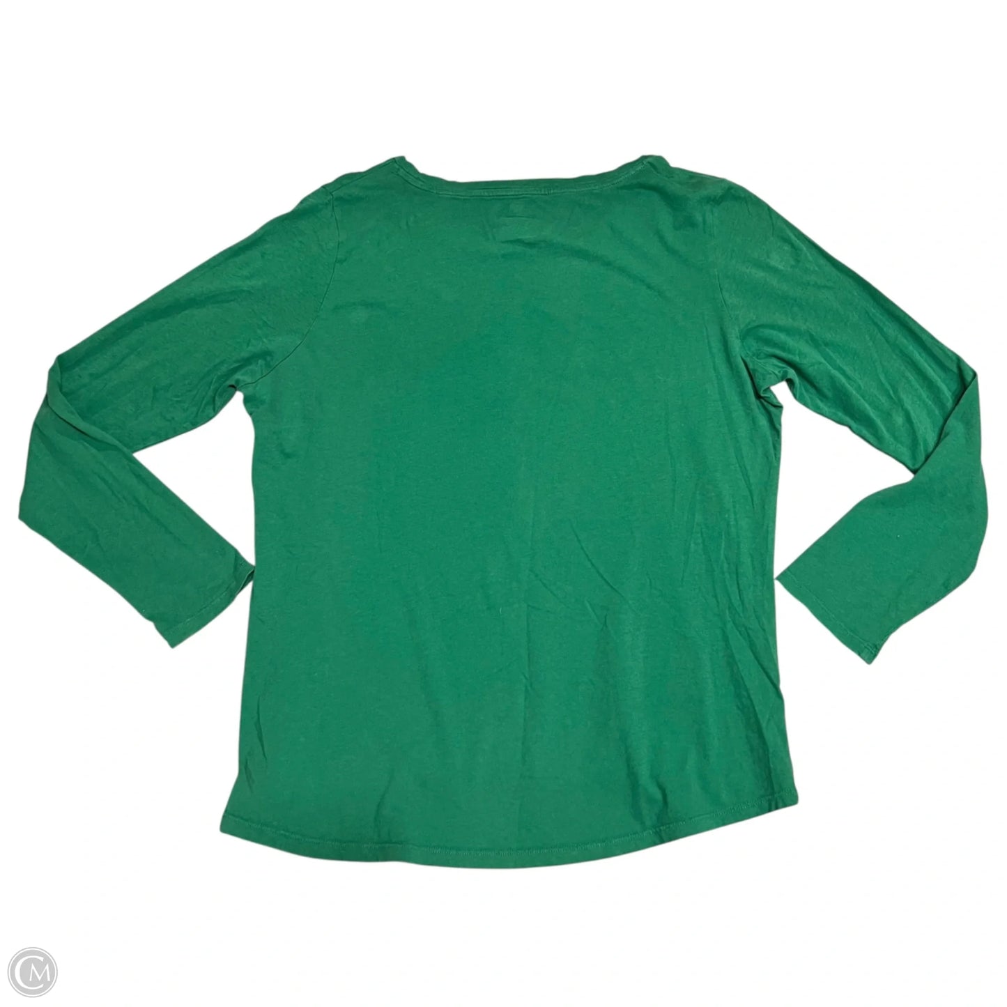 Top Long Sleeve By Fanatics In Green, Size: Xl