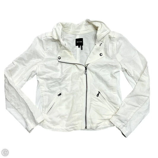 Jacket Moto By Nic + Zoe In Cream, Size: Mp